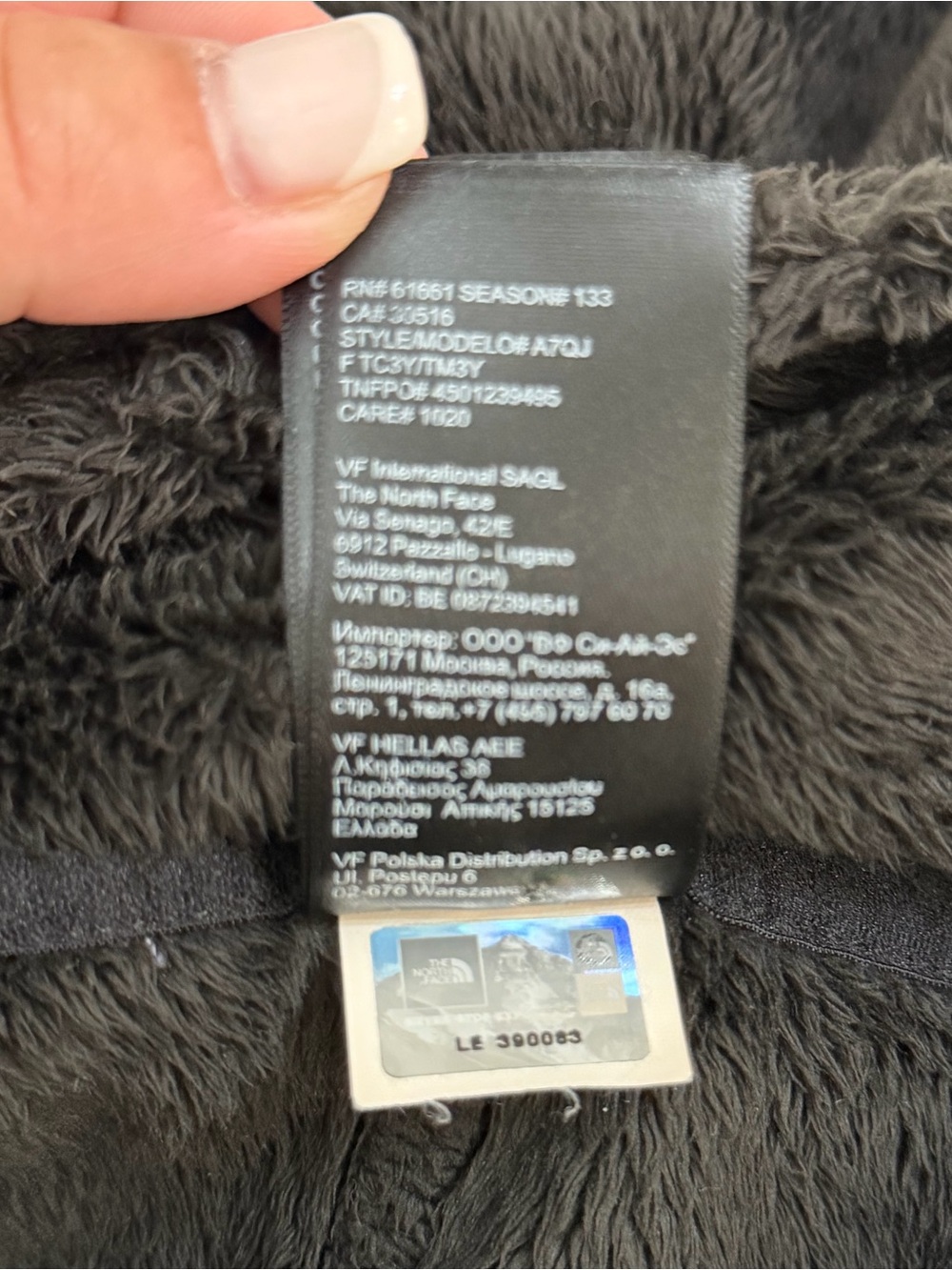 The North Face Mossbud Asymmetrical Snap Neck Fleece Pullover Size XS WORN ONCE - Picture 11 of 12